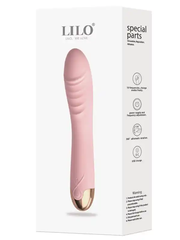 Lüks & Etkileyici Tasarım: Dönme Hareketli Şarjlı 10 Titreşimli Vibratör (20 cm)