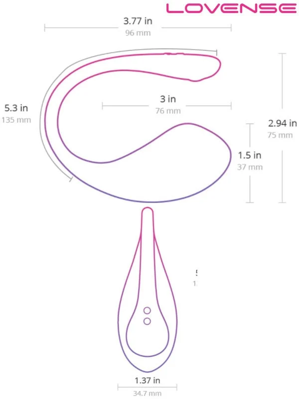 Lovense LUSH 3 Yeni Nesil Telefon ve Bluetooth Kontrollü Vibratör - Görsel 7