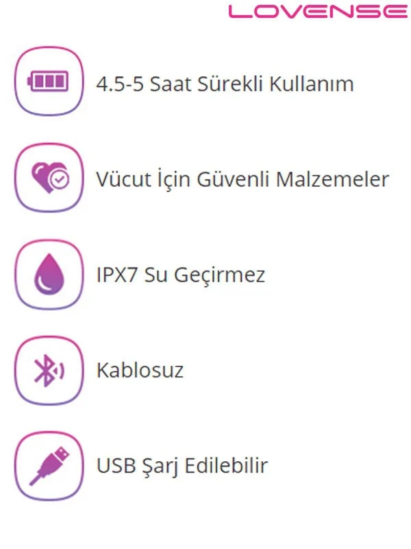 Lovense LUSH 3 Yeni Nesil Telefon ve Bluetooth Kontrollü Vibratör - Görsel 8