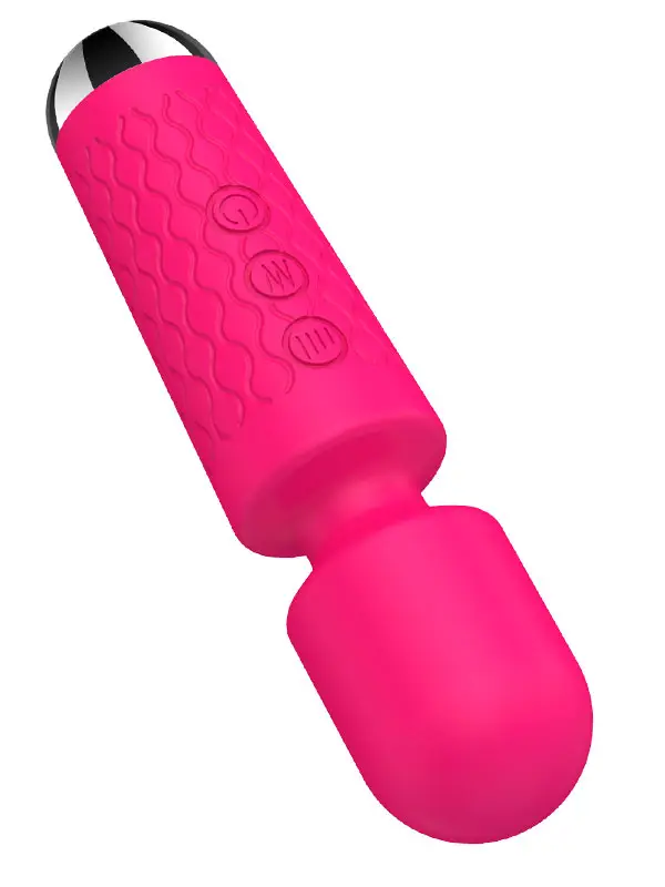 NOXXX Mini Güçlü Şarjlı Wand Masaj Vibratörü 15 cm Pembe - Görsel 3