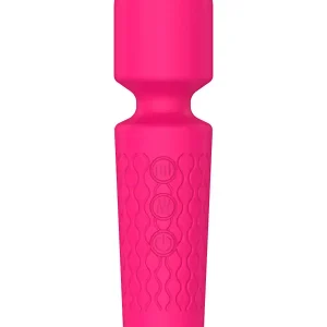 NOXXX Mini Güçlü Şarjlı Wand Masaj Vibratörü 15 cm Pembe