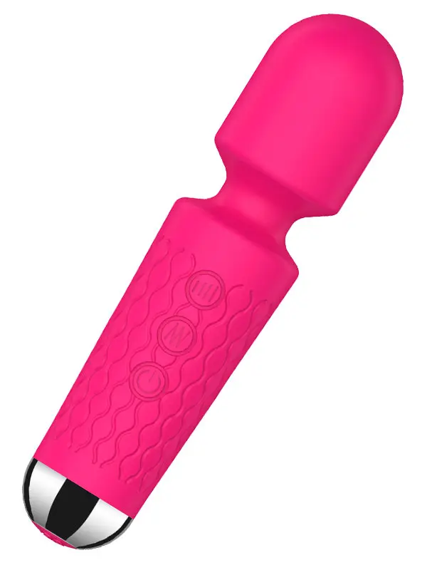 NOXXX Mini Güçlü Şarjlı Wand Masaj Vibratörü 15 cm Pembe - Görsel 2